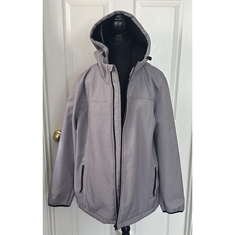 Men’s Grey Hooded Everlast Jacket Size 2X